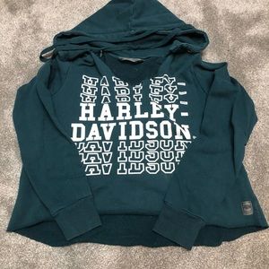 Distressed Harley Davidson Sweatshirt